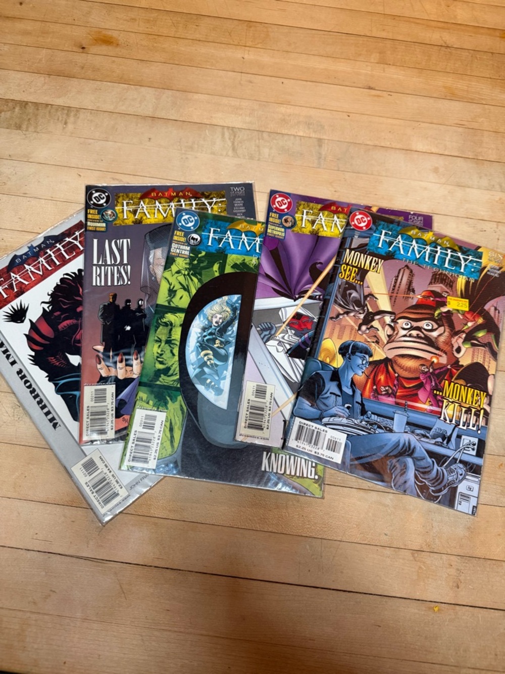 DC Batman Family issues 1,2,3,4 and 6 out of 8 2002-2003
